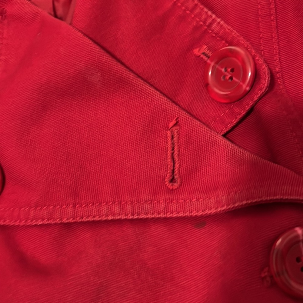 Smart set red spring coat - Picture 4 of 12